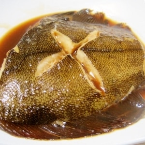 浅羽カレイの煮付け